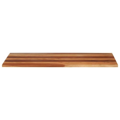 VidaXL Blat stołu, 120x60x(2,5-2,7) cm, lite drewno akacjowe