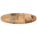 VidaXL Blat stołu, Ø 40x3,8 cm, okrągły, surowe lite drewno mango