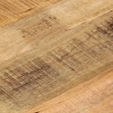 VidaXL Blat stołu, Ø 40x3,8 cm, okrągły, surowe lite drewno mango