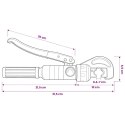 VidaXL Hydrauliczne szczypce zaciskowe, 4-6-8-10-16-25-35-70 mm²