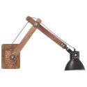 LAMPA ŚCIENNA W INDUSTRIALNYM STYLU, CZARNA, OKRĄGŁA, E27