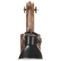 LAMPA ŚCIENNA W INDUSTRIALNYM STYLU, CZARNA, OKRĄGŁA, E27