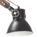 LAMPA ŚCIENNA W INDUSTRIALNYM STYLU, CZARNA, OKRĄGŁA, E27
