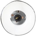 LAMPA ŚCIENNA W INDUSTRIALNYM STYLU, CZARNA, OKRĄGŁA, E27