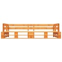 VidaXL Ogrodowa sofa 2-osobowa z palet, miodowy brąz, drewno