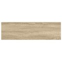 VidaXL Półka ścienna, dębowo-biała, 90 x 23,5 x 3,8 cm, MDF