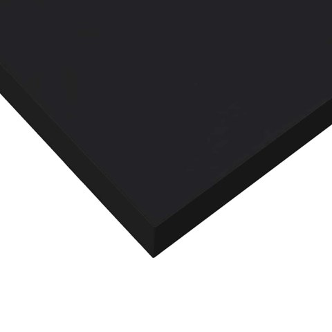 VidaXL Półki ścienne 2 szt., czarne, wysoki połysk, 23x23,5x3,8 cm MDF