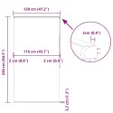VidaXL Roleta prysznicowa z kasetą 120x240 cm Szerokość tkaniny 116 cm