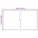 VidaXL Siatka na kontener, HDPE, 3x7 m, czarna