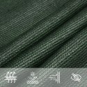 VidaXL Żagiel przeciwsłoneczny, 160 g/m², ciemnozielony, 2,5x2,5x3,5 m