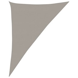 VidaXL Żagiel przeciwsłoneczny, 160 g/m², jasnoszary, 4x5x6,8 m, HDPE
