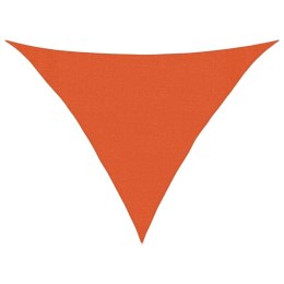 VidaXL Żagiel przeciwsłoneczny, 160 g/m², pomarańcz, 3x3x4,2 m, HDPE