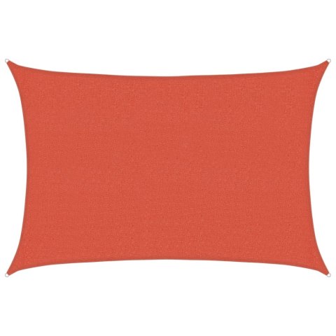 VidaXL Żagiel przeciwsłoneczny, 160 g/m², terakotowy, 2,5x3,5 m, HDPE