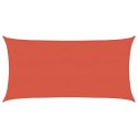 VidaXL Żagiel przeciwsłoneczny, 160 g/m², terakotowy, 2,5x4,5 m, HDPE