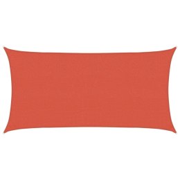 VidaXL Żagiel przeciwsłoneczny, 160 g/m², terakotowy, 2,5x4,5 m, HDPE