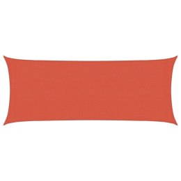 VidaXL Żagiel przeciwsłoneczny, 160 g/m², terakotowy, 2x5 m, HDPE