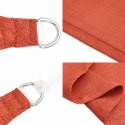 VidaXL Żagiel przeciwsłoneczny, 160 g/m², terakotowy, 3x4 m, HDPE