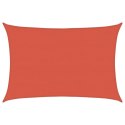 VidaXL Żagiel przeciwsłoneczny, 160 g/m², terakotowy, 5x6 m, HDPE