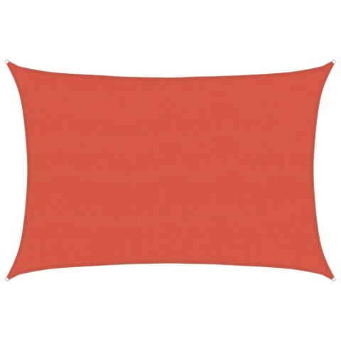 VidaXL Żagiel przeciwsłoneczny, 160 g/m², terakotowy, 5x6 m, HDPE