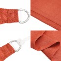 VidaXL Żagiel przeciwsłoneczny, 160 g/m², terakotowy, 5x6 m, HDPE