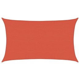 VidaXL Żagiel przeciwsłoneczny, 160 g/m², terakotowy, 5x8 m, HDPE