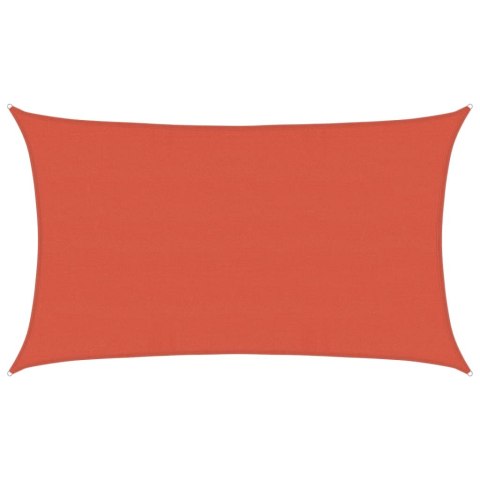 VidaXL Żagiel przeciwsłoneczny, 160 g/m², terakotowy, 5x8 m, HDPE