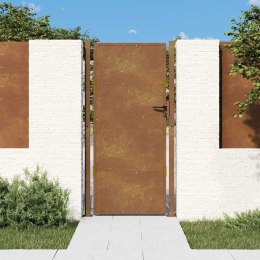 VidaXL Furtka ogrodowa, 100x200 cm, stal kortenowska