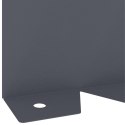VidaXL Krawężnik do trawnika 10 szt. 102 x 10 x 4 cm Stal antracytowy