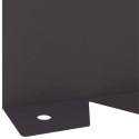 VidaXL Krawężnik do trawnika 30 szt. 102 x 10 x 4 cm Stal Czarny