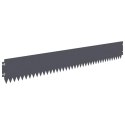 VidaXL Krawężnik do trawnika 30 szt. 103 x 15 cm Stal antracytowy