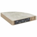 VidaXL Narożna półka ścienna, szarość betonu, 25x25x3,8 cm MDF