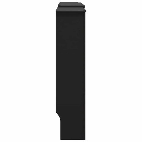 VidaXL Osłona na kaloryfer, MDF, czarna, 205 cm
