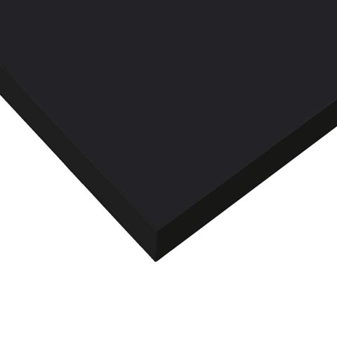 VidaXL Półka ścienna, wysoki połysk, czarna, 60x23,5x3,8 cm, MDF