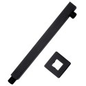 VidaXL Ramię do deszczownicy, kwadratowe, stal 201, czarne, 30 cm