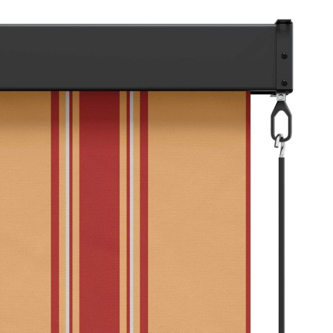 VidaXL Roleta Wielokolorowe 120 x 250 cm Materiał i Aluminium