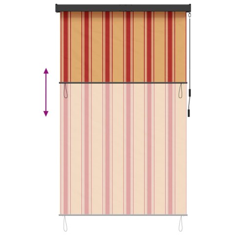 VidaXL Roleta Wielokolorowe 120 x 250 cm Materiał i Aluminium