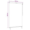 VidaXL Roleta Wielokolorowe 120 x 250 cm Materiał i Aluminium