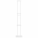 VidaXL Stoiska na targi 2 szt. Biały 30 x 23,5 x 210 cm Stal