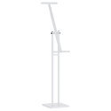 VidaXL Stoiska na targi Biały 26,5 x 26,5 x 150 cm Stal