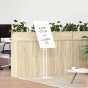 VidaXL Stoiska na targi Biały 26,5 x 26,5 x 150 cm Stal