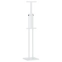 VidaXL Stoiska na targi Biały 26,5 x 26,5 x 150 cm Stal