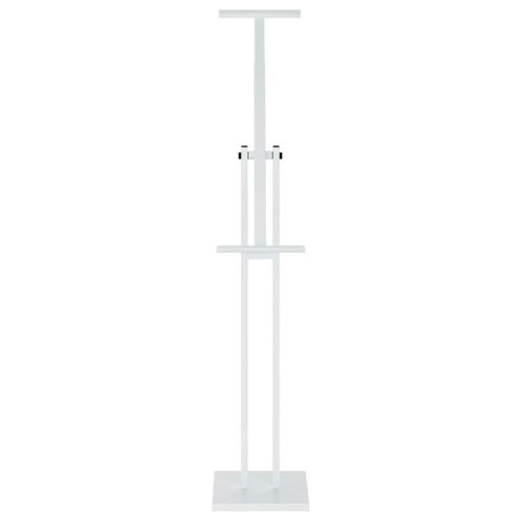 VidaXL Stoiska na targi Biały 26,5 x 26,5 x 150 cm Stal