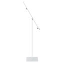 VidaXL Stoiska na targi Biały 26,5 x 26,5 x 150 cm Stal
