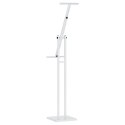 VidaXL Stoiska na targi Biały 26,5 x 26,5 x 150 cm Stal