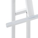 VidaXL Stoiska na targi Biały 26,5 x 26,5 x 150 cm Stal