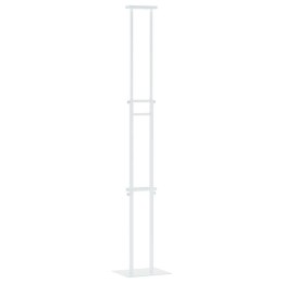 VidaXL Stoiska na targi Biały 30 x 23,5 x 210 cm Stal