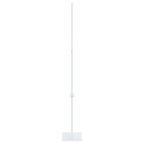 VidaXL Stoiska na targi Biały 30 x 23,5 x 210 cm Stal