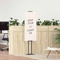 VidaXL Stoiska na targi Czarny 30 x 23,5 x 210 cm Stal