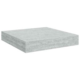 VidaXL Wisząca półka ścienna, szarość betonu, 23 x 23,5 x 3,8 cm, MDF