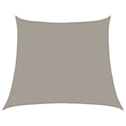 VidaXL Żagiel przeciwsłoneczny, 160 g/m², trapez, jasnoszary, 4/5x4 m